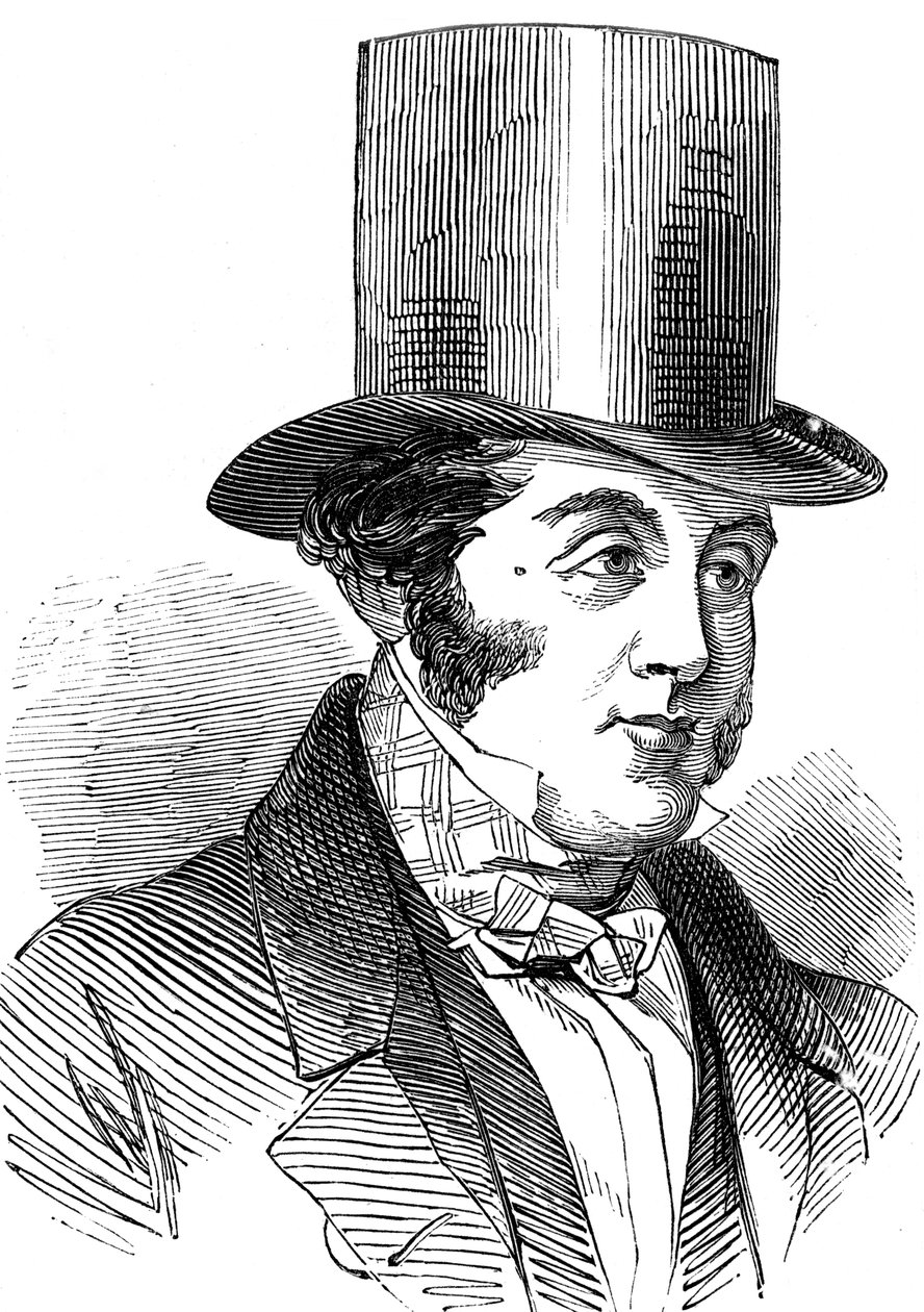 George Hudson, król kolei, 1848 autorstwa Unbekannt