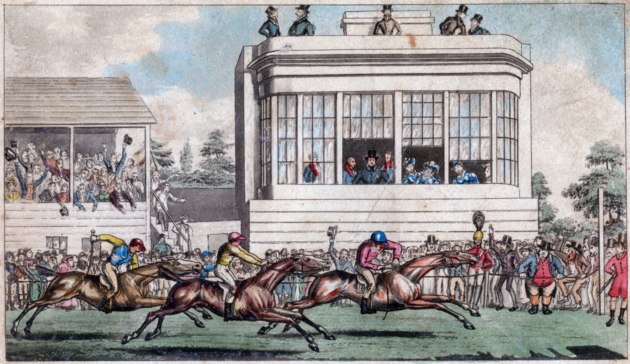 Jerzy IV i książę Yorku, The Royal Stand, Ascot, początek XIX wieku autorstwa Unbekannt
