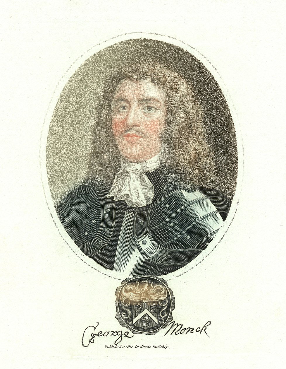 George Monck, 1. książę Albermarle, XVII-wieczny żołnierz angielski, 1817 autorstwa Unbekannt