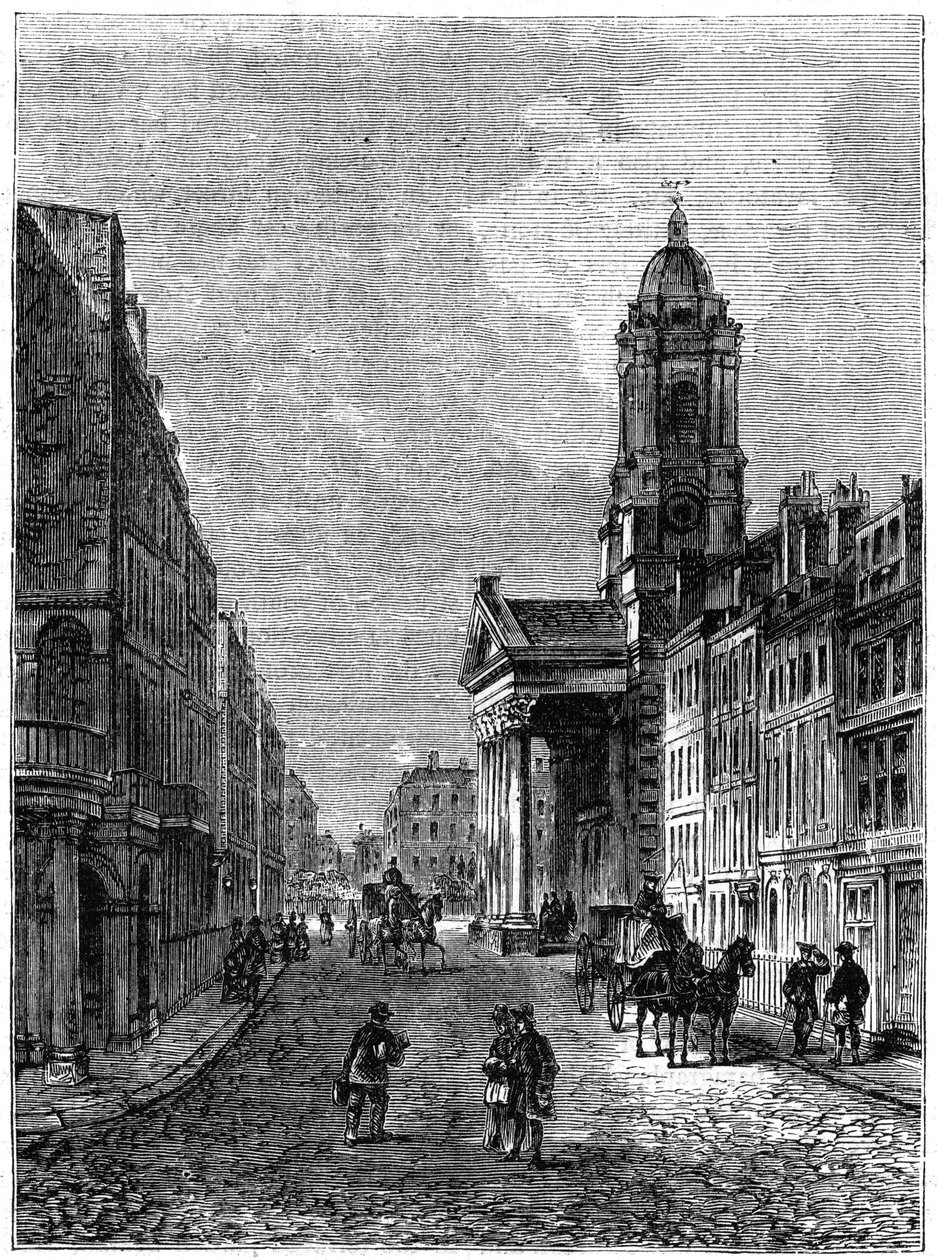 George Street, Hanover Square, Londyn, 1800 1891 autorstwa Unbekannt