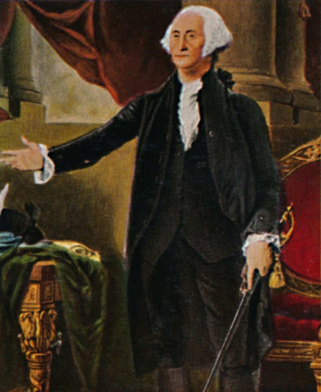 Jerzego Waszyngtona 1732-1799. - Grawerowanie według obrazu G. C. Stuarta, 1934. autorstwa Unbekannt