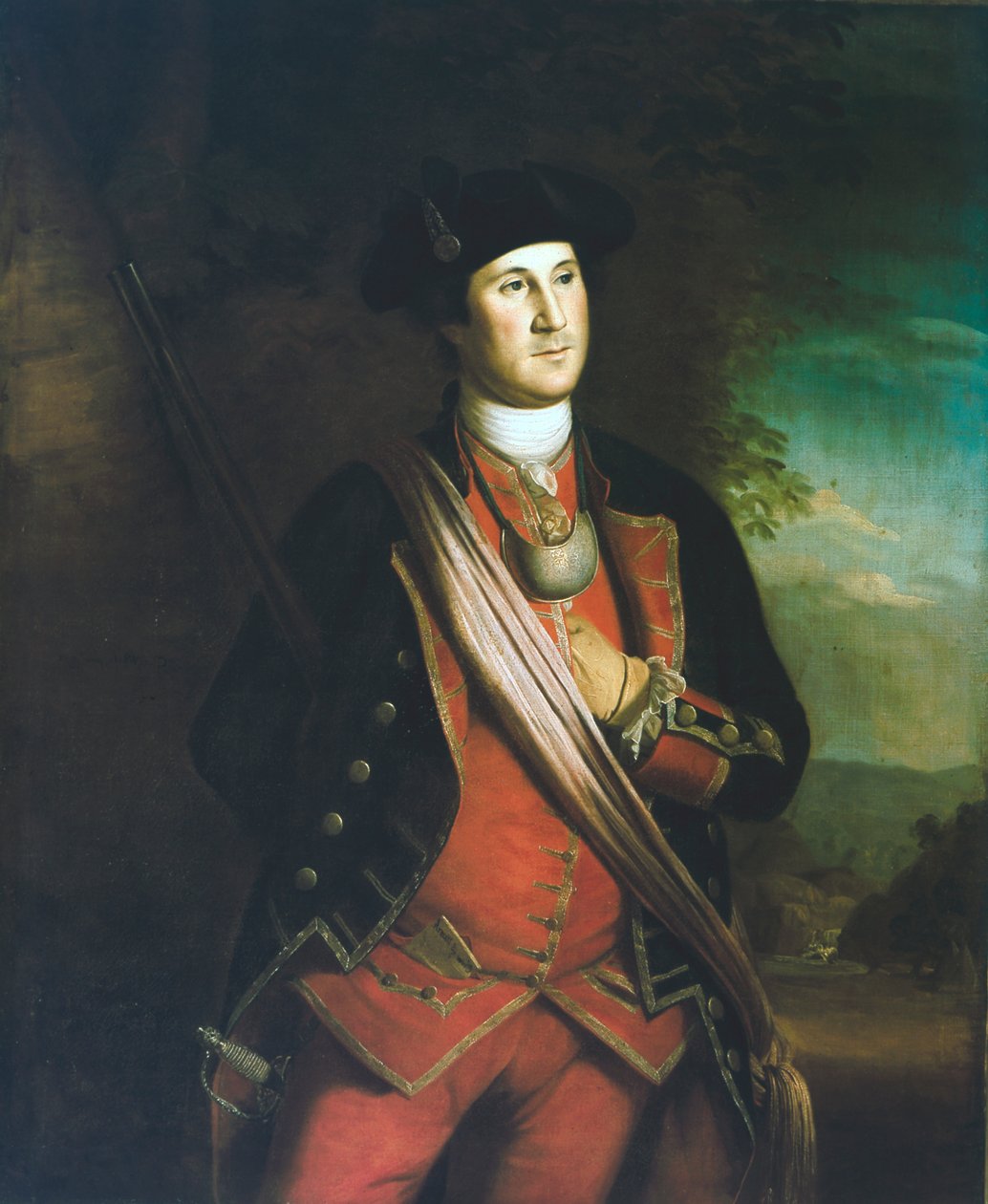 George Washington 1732-1799, pierwszy prezydent USA autorstwa Unbekannt