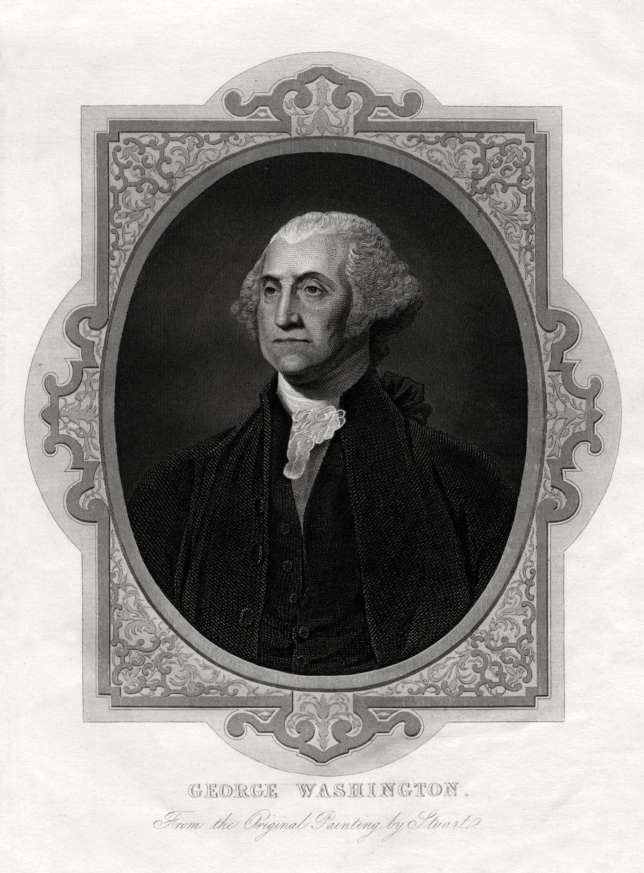 George Washington, pierwszy prezydent Stanów Zjednoczonych, 1877 autorstwa Unbekannt
