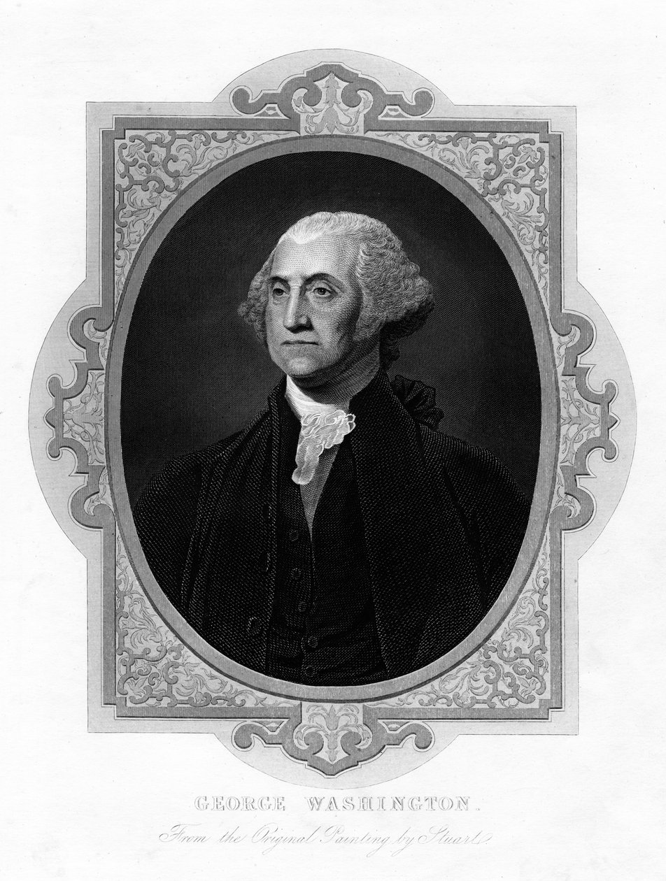 George Washington, pierwszy prezydent Stanów Zjednoczonych, XIX wiek autorstwa Unbekannt