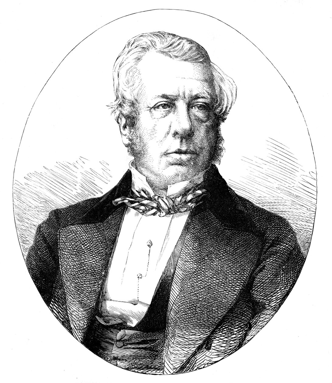 George William Frederick Howard 1802-1864, 7. hrabia Carlisle, brytyjski polityk i mąż stanu autorstwa Unbekannt