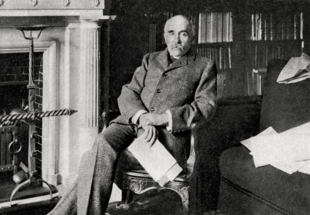 Georges Clemenceau, francuski mąż stanu, 1886 autorstwa Unbekannt