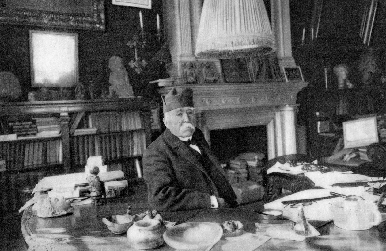 Georges Clemenceau, francuski mąż stanu, 1925 autorstwa Unbekannt