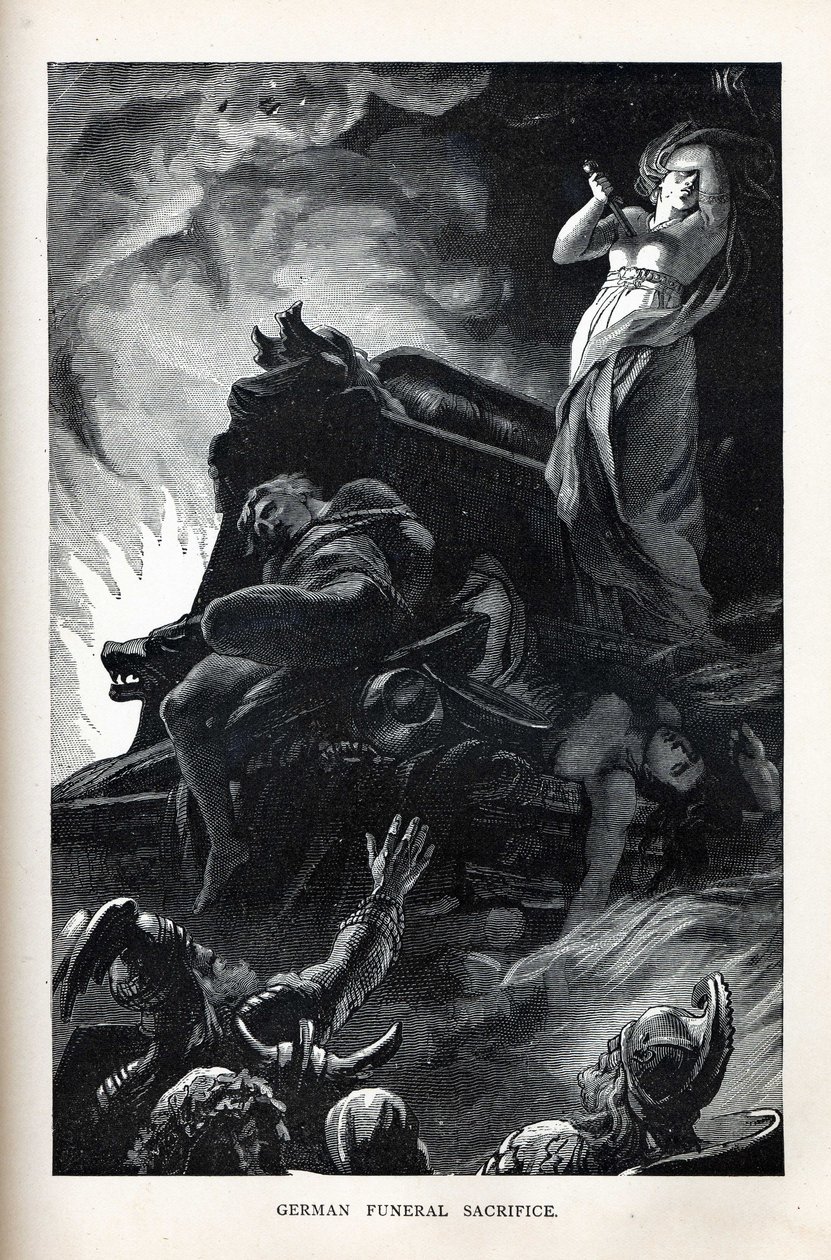 Niemiecka Ofiara Pogrzebowa, 1882 autorstwa Unbekannt