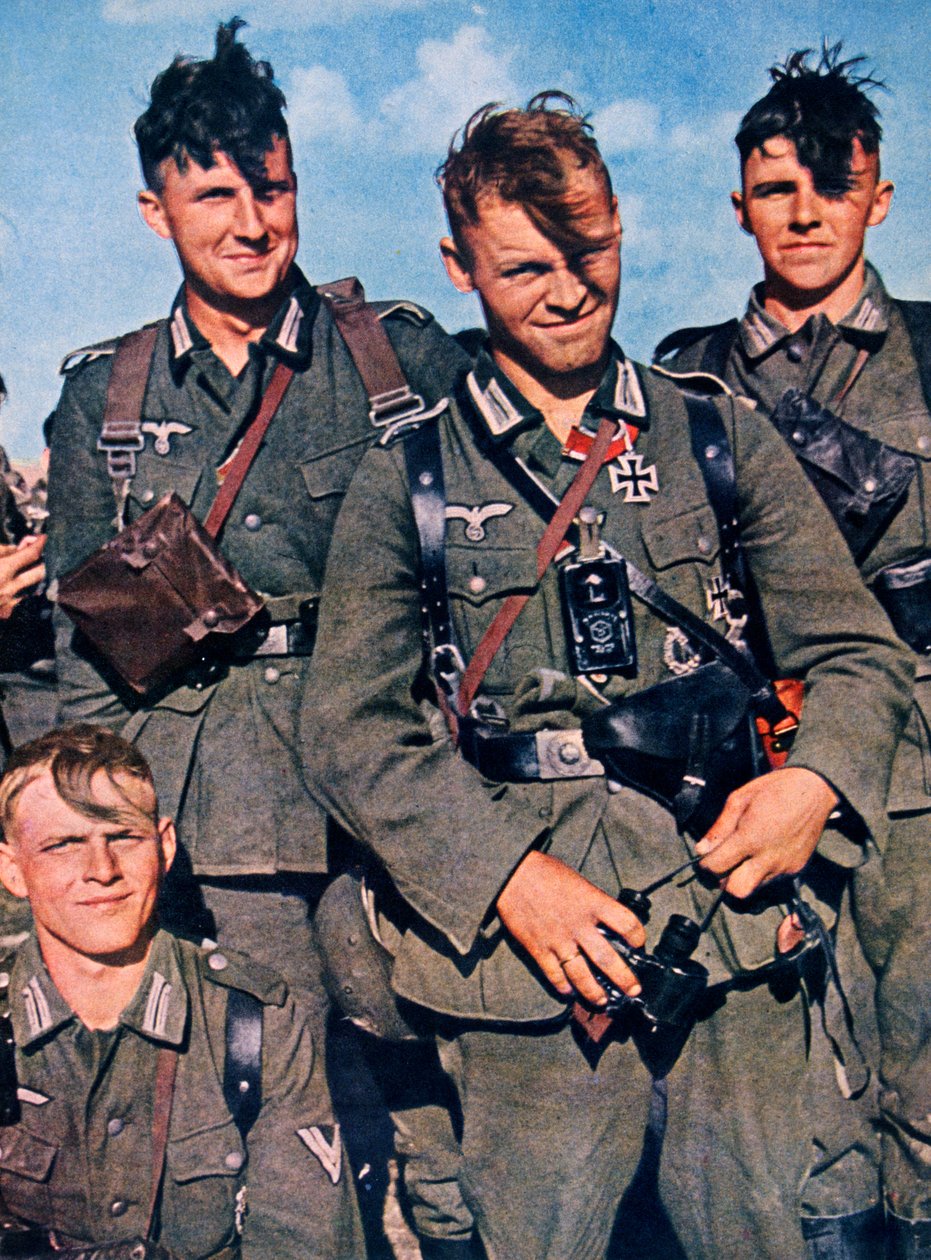 Grenadierzy niemieccy, 1943 autorstwa Unbekannt