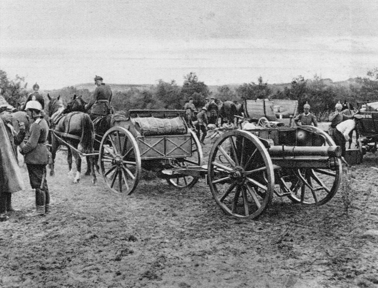 Artyleria niemiecka, I wojna światowa, 1915 autorstwa Unbekannt