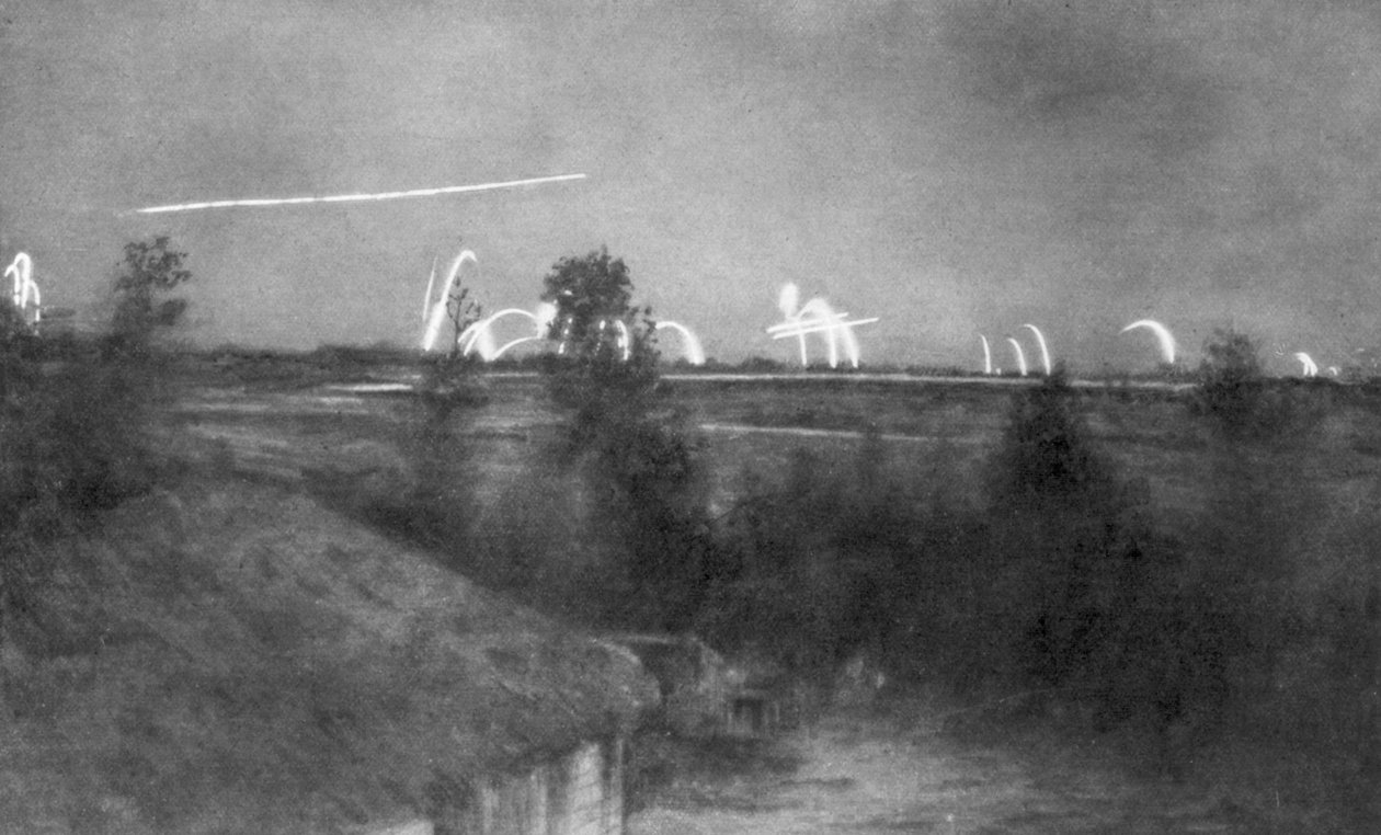 Artyleria niemiecka, front szampański, Francja, I wojna światowa, 1915 1929 autorstwa Unbekannt