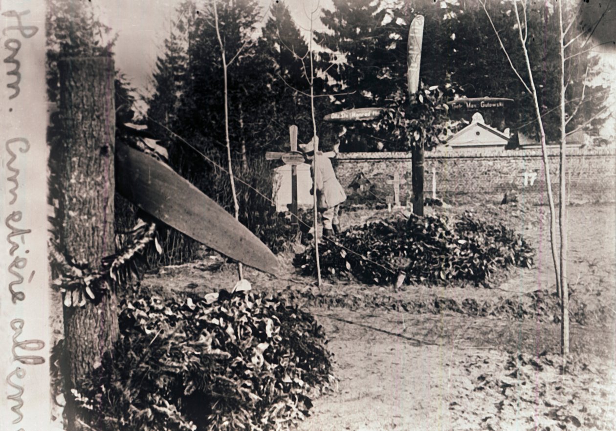 Cmentarz niemiecki, ok. 1914-c1918 autorstwa Unbekannt