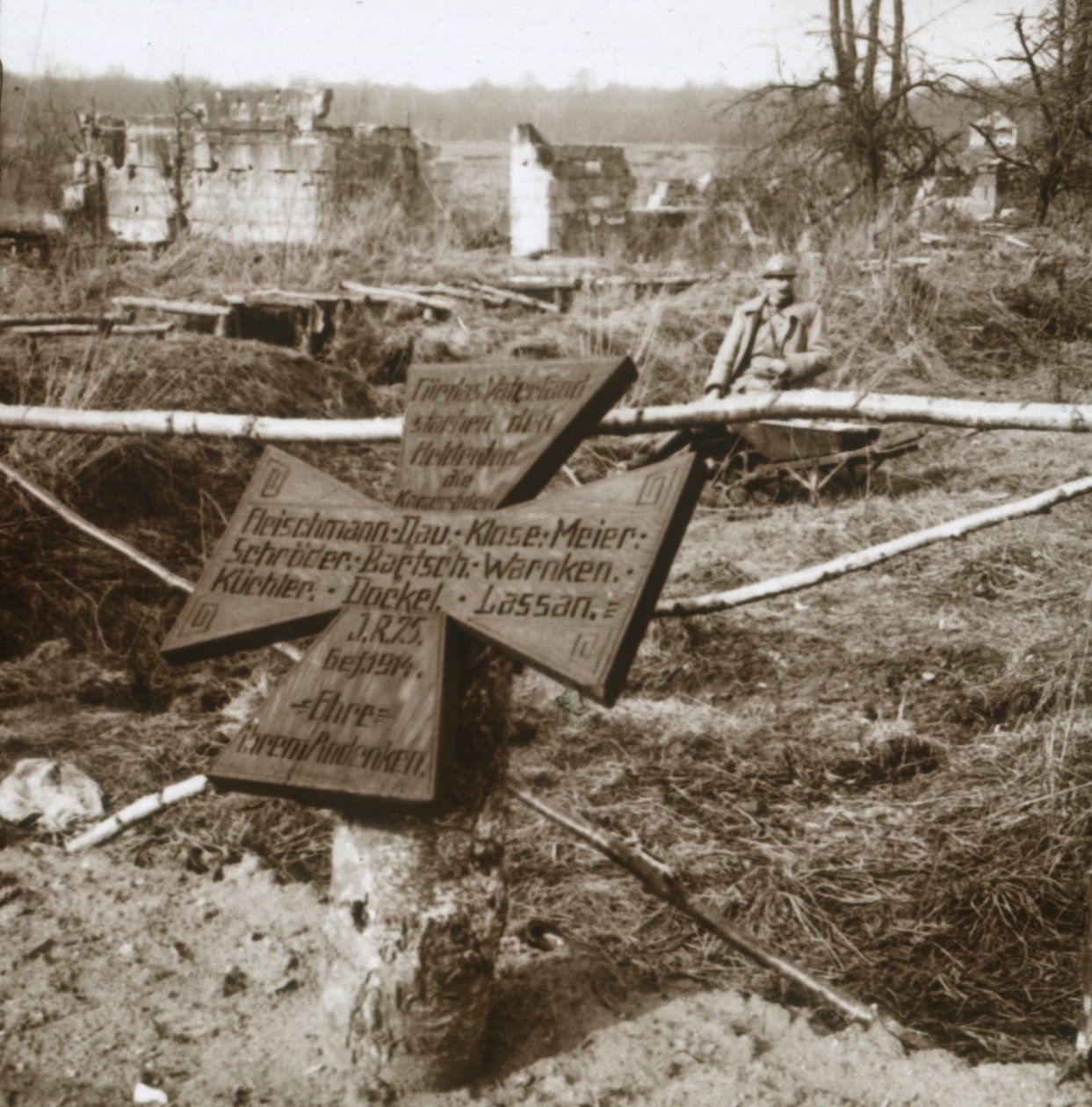 Powszechny grób niemiecki, ok. 1914-c1918 autorstwa Unbekannt