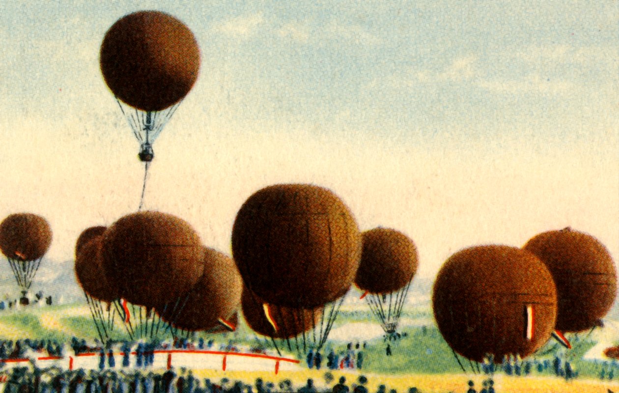 Niemieckie zawody balonów na ogrzane powietrze, 1932. autorstwa Unbekannt