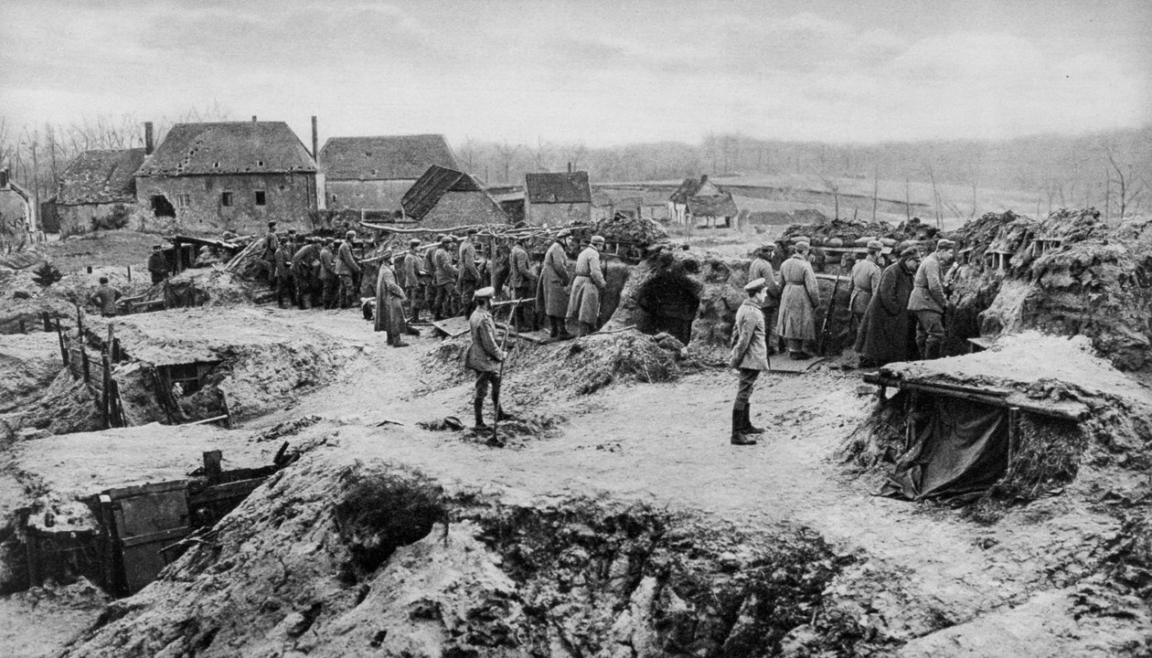 Schrony piechoty niemieckiej, I wojna światowa, 1915 autorstwa Unbekannt