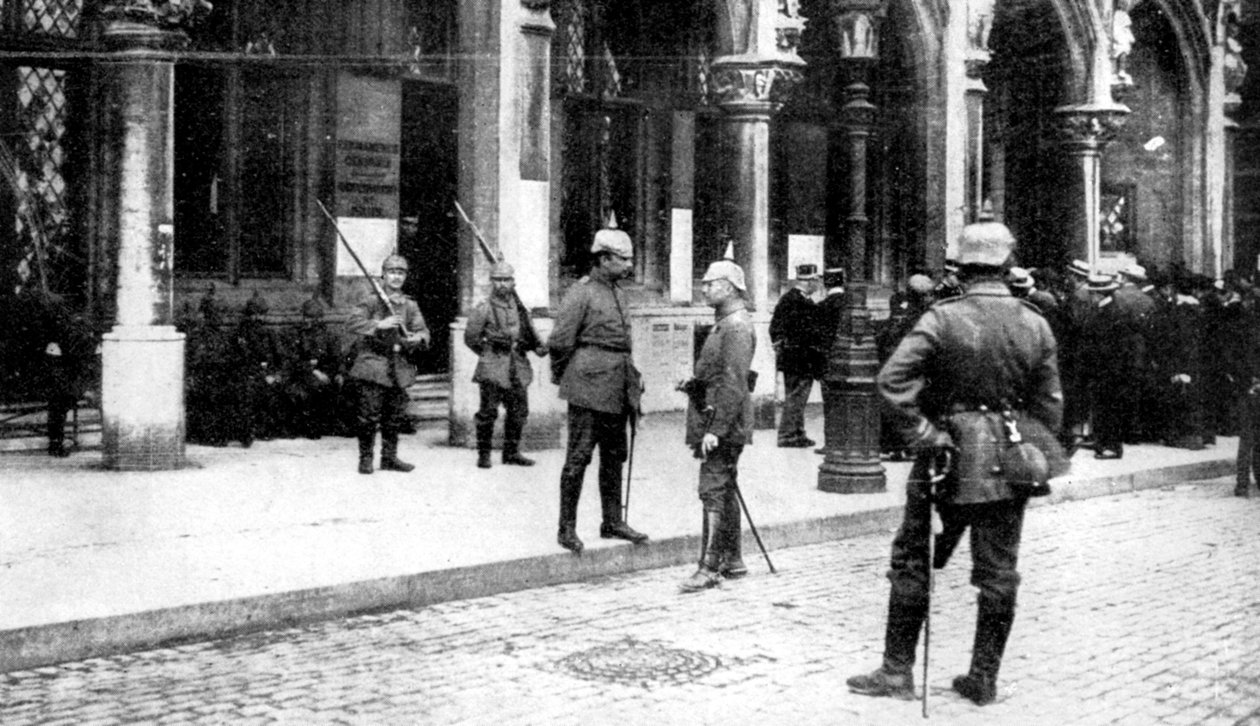 Niemiecka okupacja Brukseli, I wojna światowa, 1914 autorstwa Unbekannt