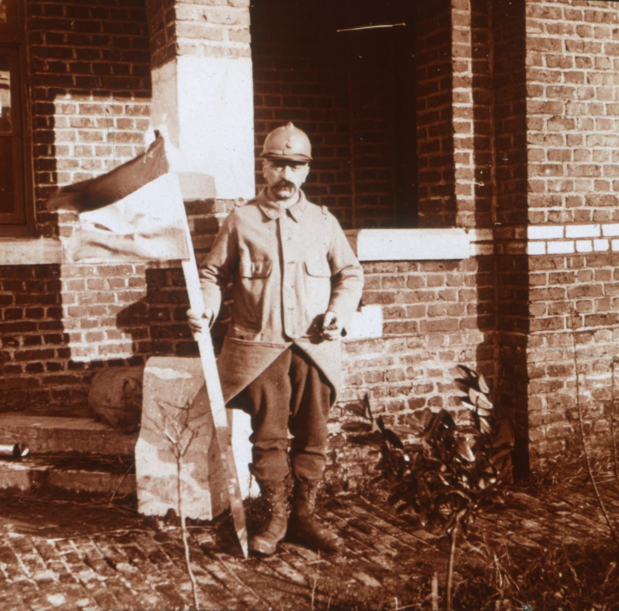 Proporczyki niemieckie, Carency, północna Francja, c1914-c1918. autorstwa Unbekannt