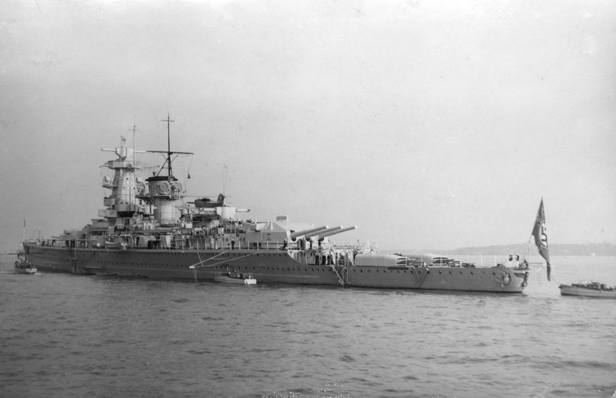 Niemiecki pancernik kieszonkowy Admiral Graf Spee, 1937 autorstwa Unbekannt