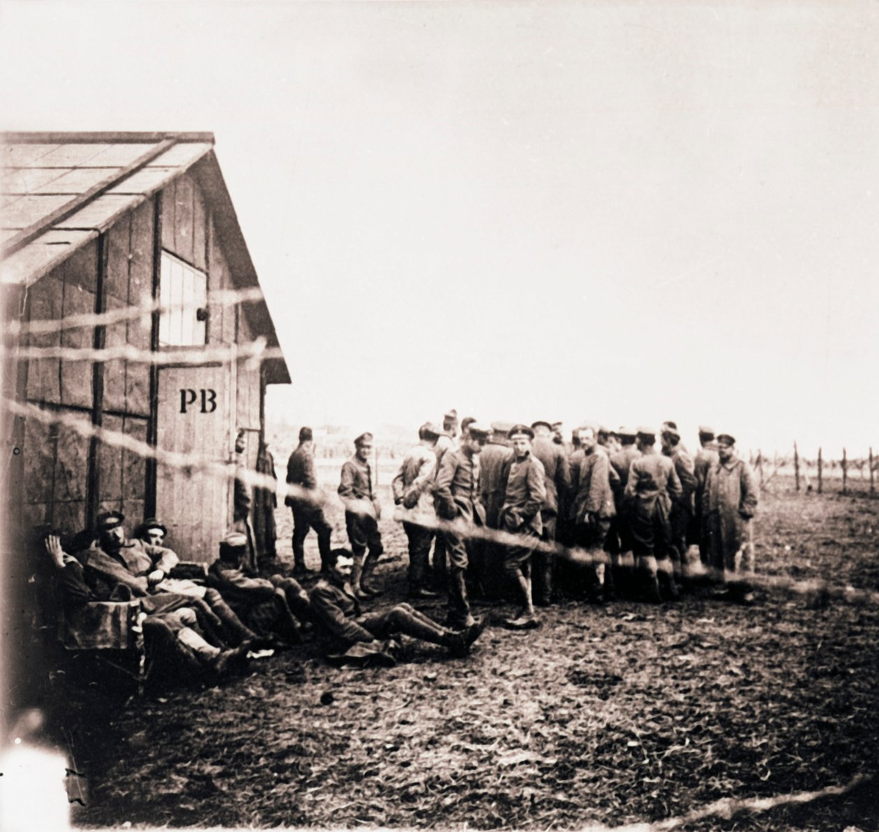 Niemieccy jeńcy wojenni, ok. 1914-c1918. autorstwa Unbekannt