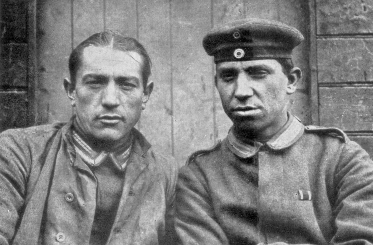 jeńcy niemieccy zabrani przez siły kanadyjskie, Vimy, Francja, I wojna światowa, 1917 autorstwa Unbekannt