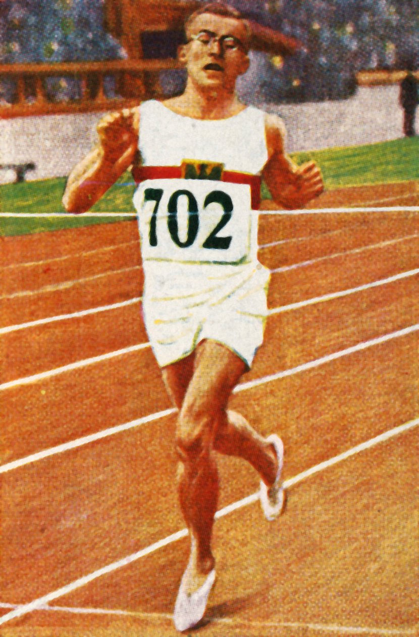 Niemiecki sprinter Joachim Buchner, 1928. autorstwa Unbekannt