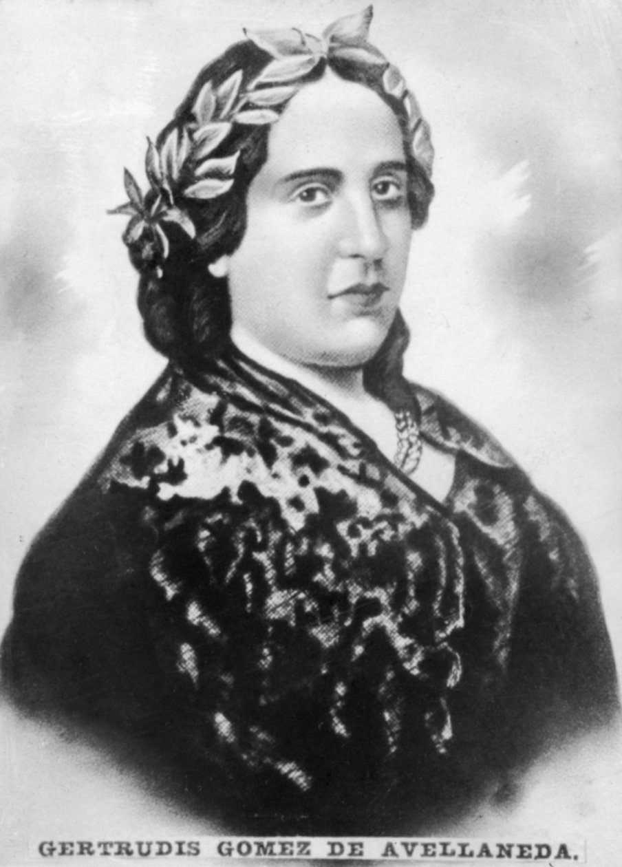 Gertrudis Gomez de Avellaneda, urodzony na Kubie hiszpański pisarz i działacz polityczny, c1910 autorstwa Unbekannt