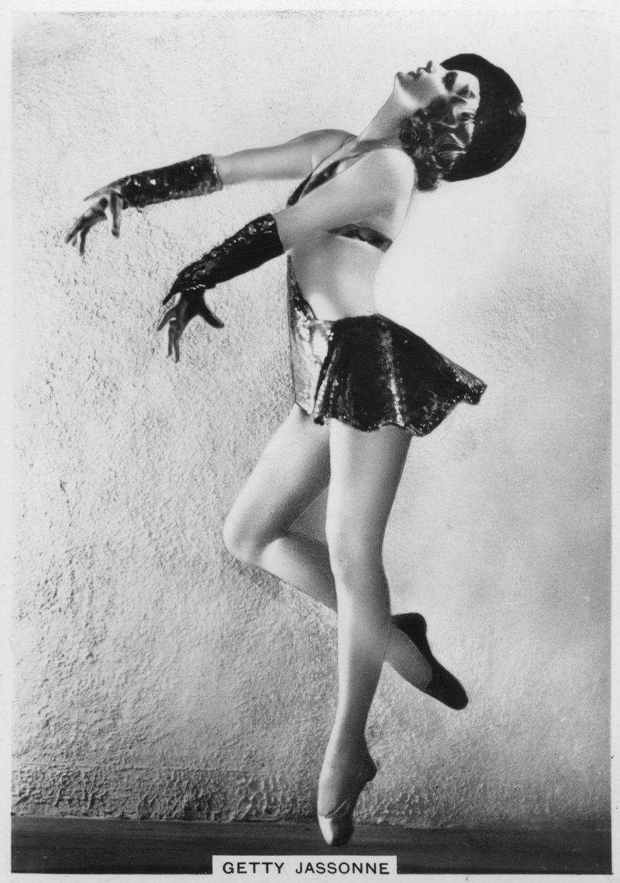 Getty Jassonne, francuska tancerka baletowa, c1936-c1939 autorstwa Unbekannt