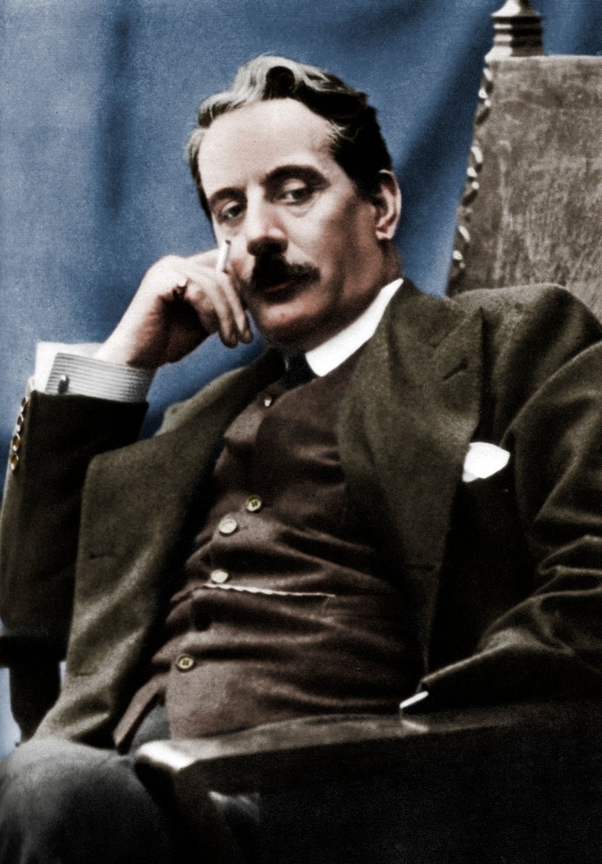 Giacomo Puccini 1858-1924, włoski kompozytor, 1910 autorstwa Unbekannt