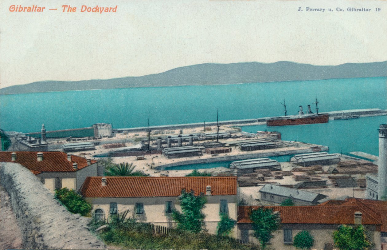Gibraltar - Stocznia, 1900 autorstwa Unbekannt