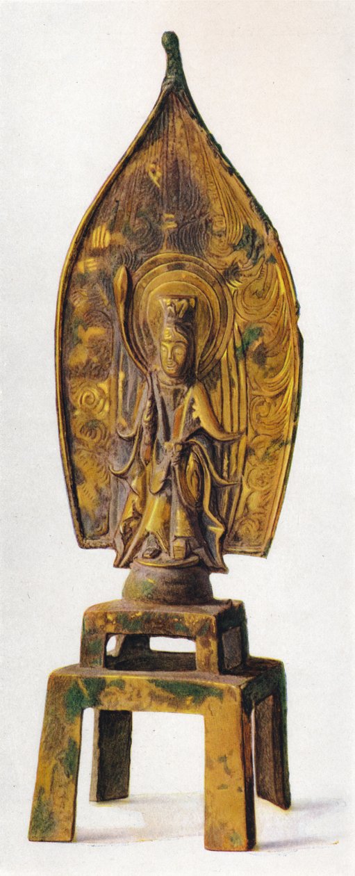 Gilt Bronze Figure of Kuan-Yin, 334 AD, 1936 autorstwa Unbekannt