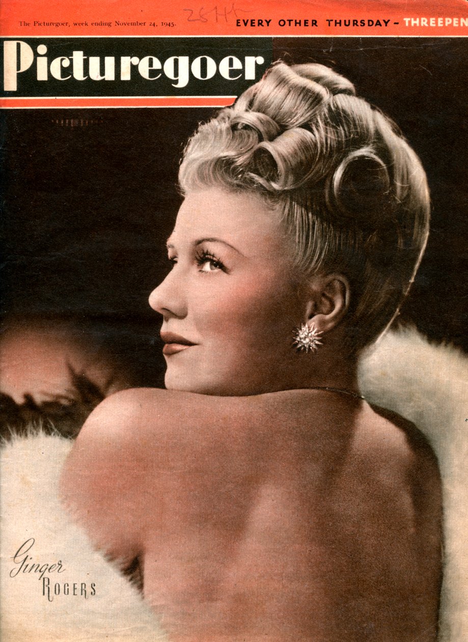 Ginger Rogers 1911-1995, amerykańska aktorka, 1945 autorstwa Unbekannt