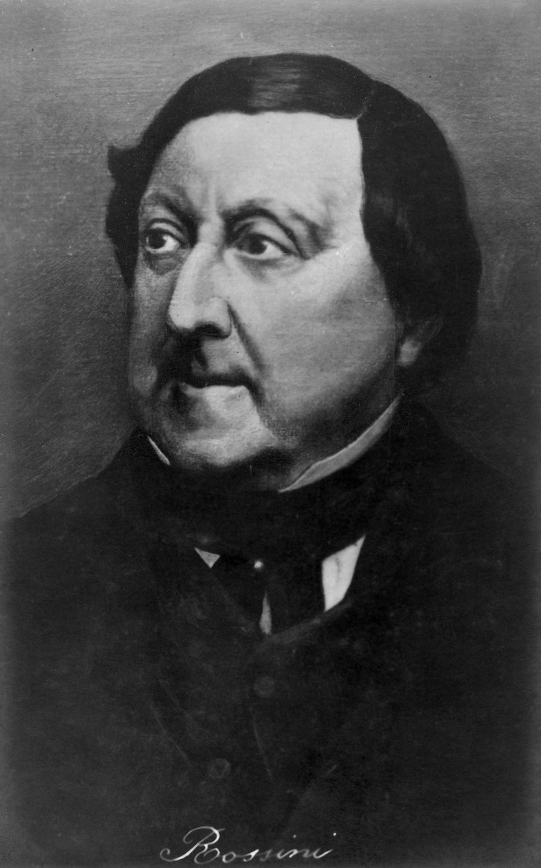 Gioachino Rossini 1792-1868, włoski kompozytor, XX wiek autorstwa Unbekannt