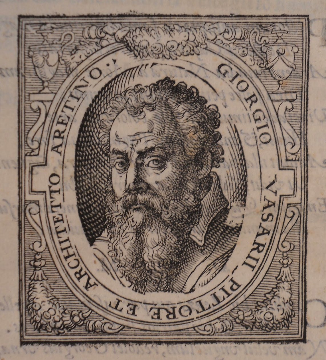 Giorgio Vasari. Od: Giorgio Vasari, Żywoty najwybitniejszych włoskich malarzy, rzeźbiarzy i architektów, 1568 autorstwa Unbekannt