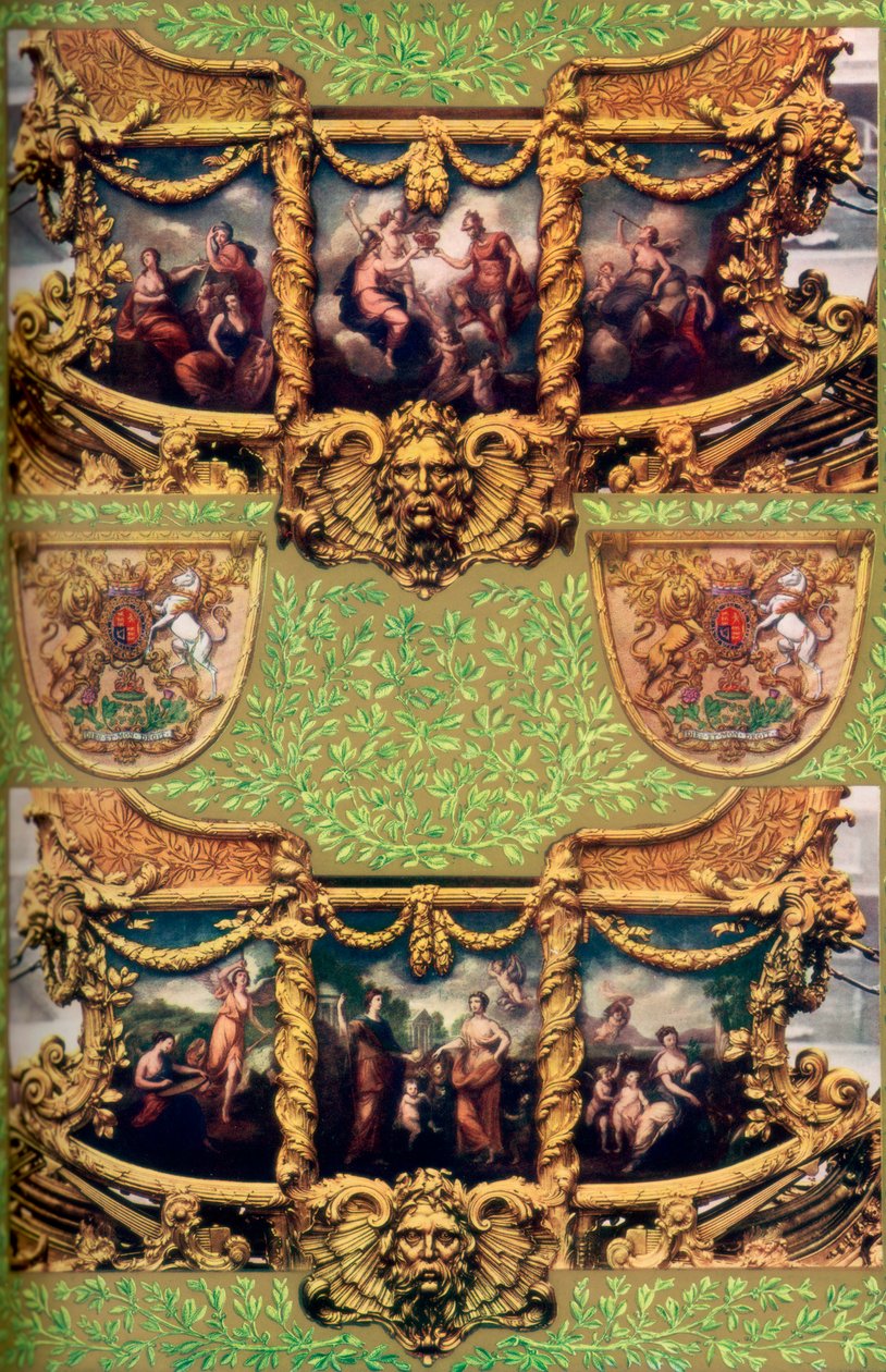 Giovanni Ciprianis malowane panele na Złotej Karecie Państwowej, 1762, 1937 autorstwa Unbekannt