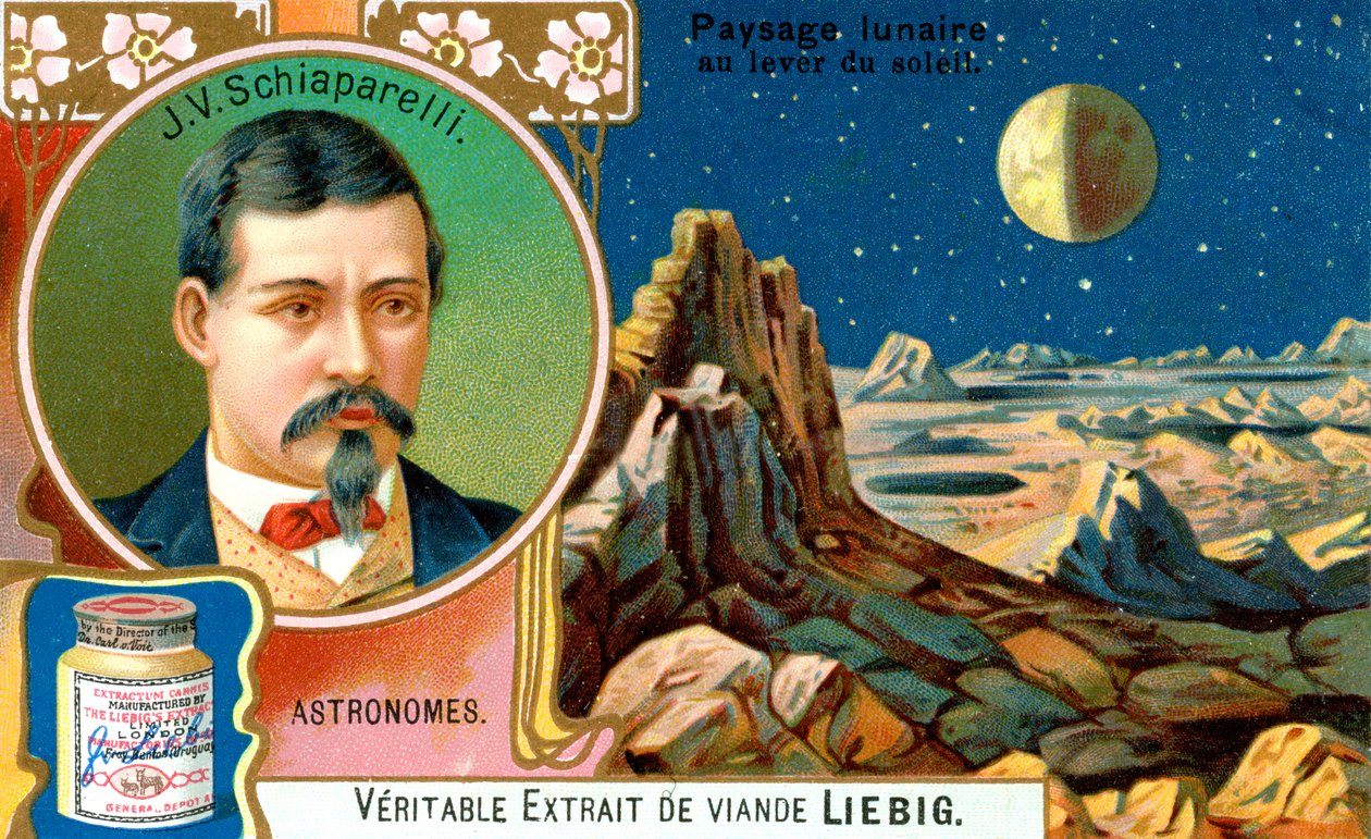Giovanni Virginio Schiaparelli, włoski astronom, ok. 1900 autorstwa Unbekannt