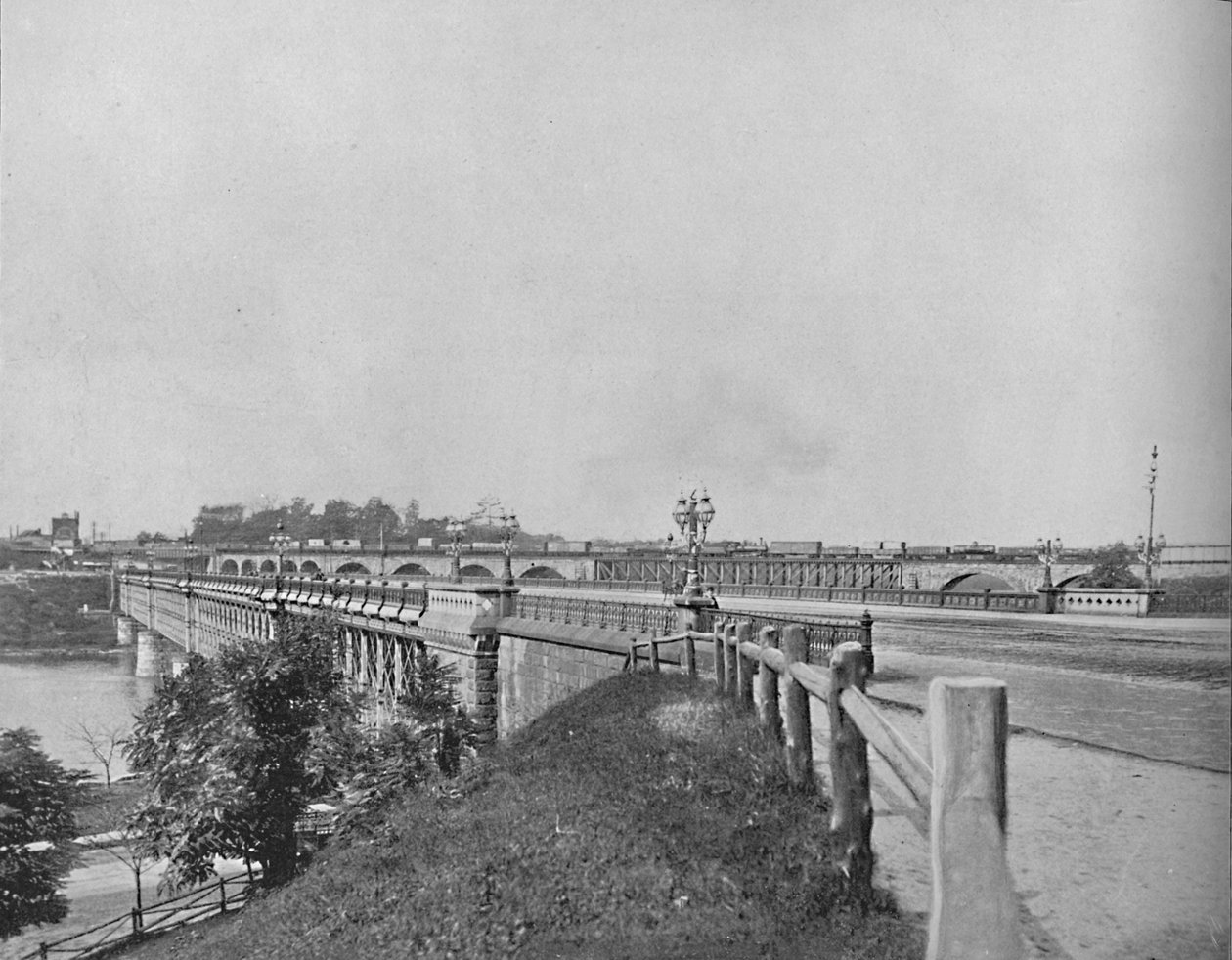 Girard Avenue Bridge, Filadelfia, c1897. autorstwa Unbekannt