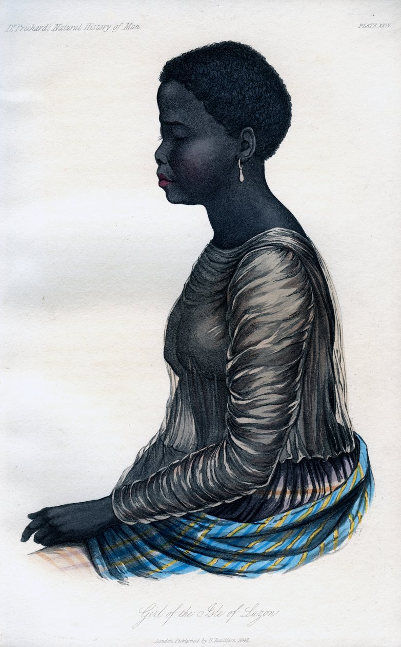 Dziewczyna z wyspy Luzon, 1848 autorstwa Unbekannt