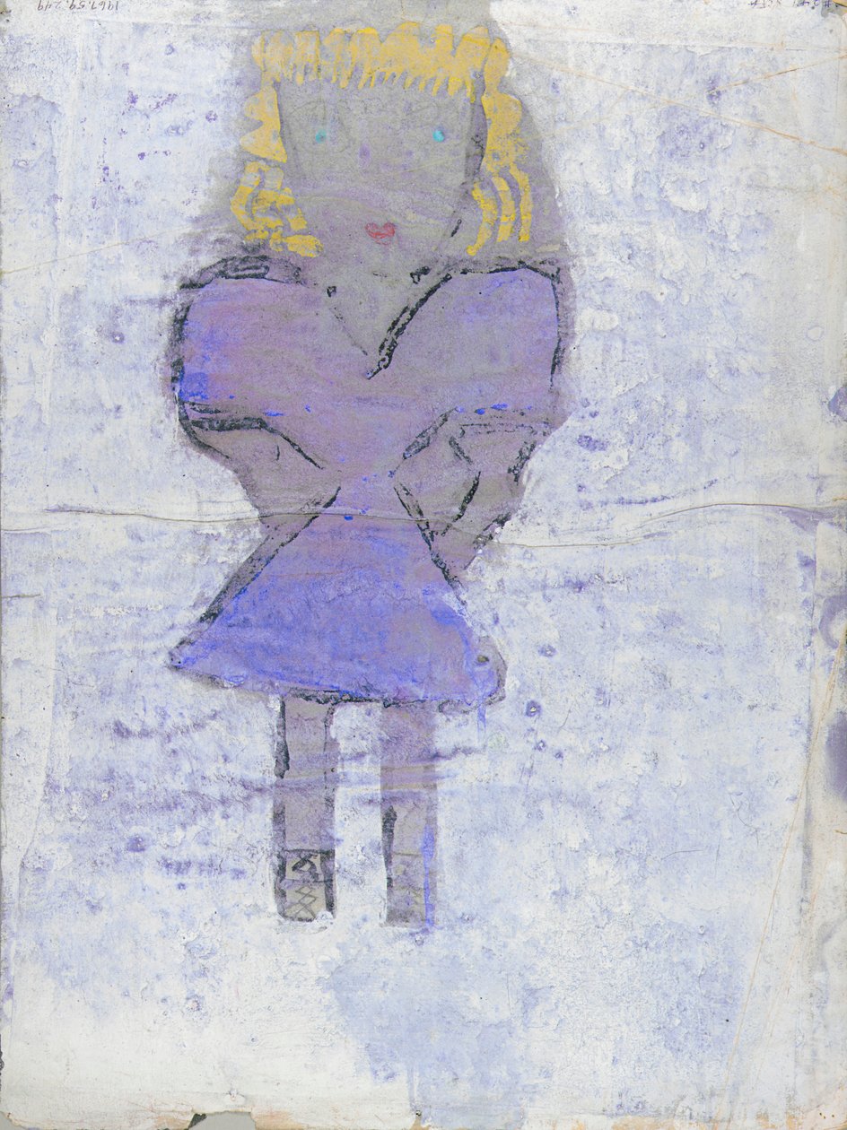 Dziewczyna z blond włosami, ca. 1939-1940. autorstwa Unbekannt