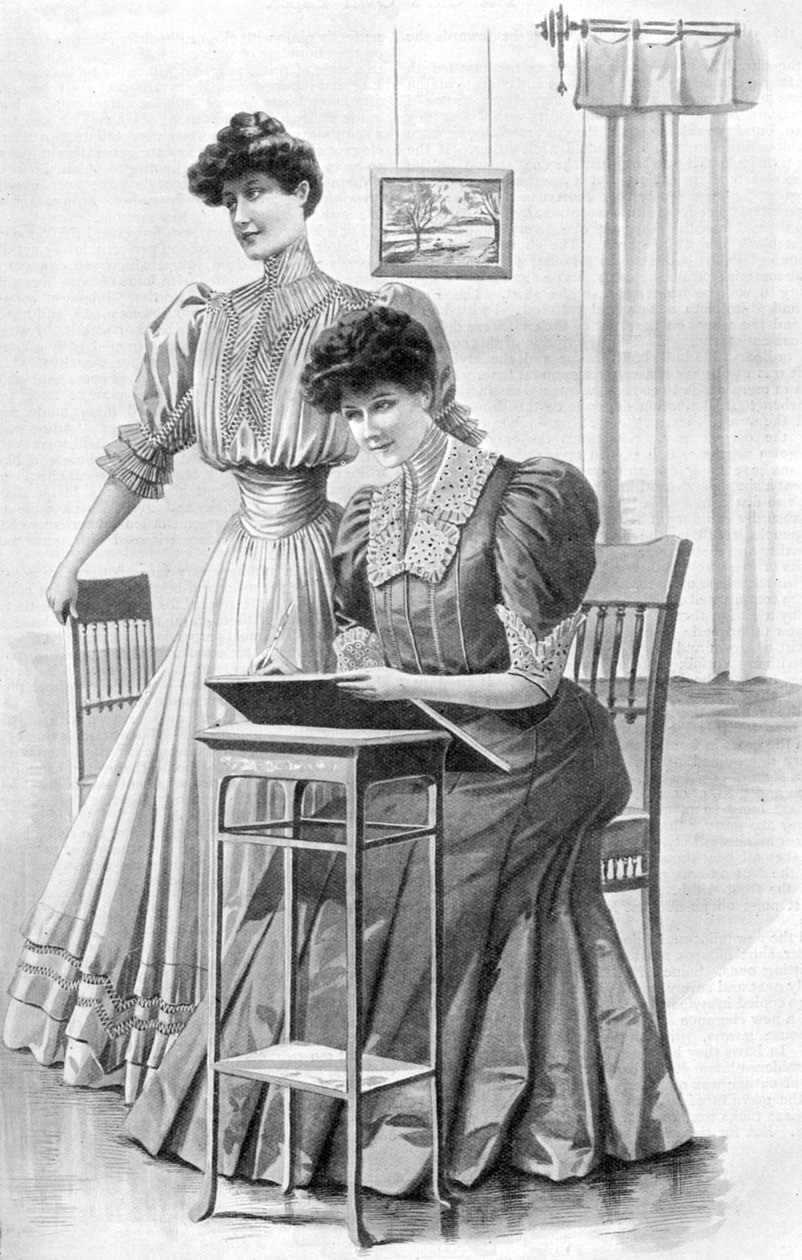 Dziewczęcy strój na listopad 1905 autorstwa Unbekannt