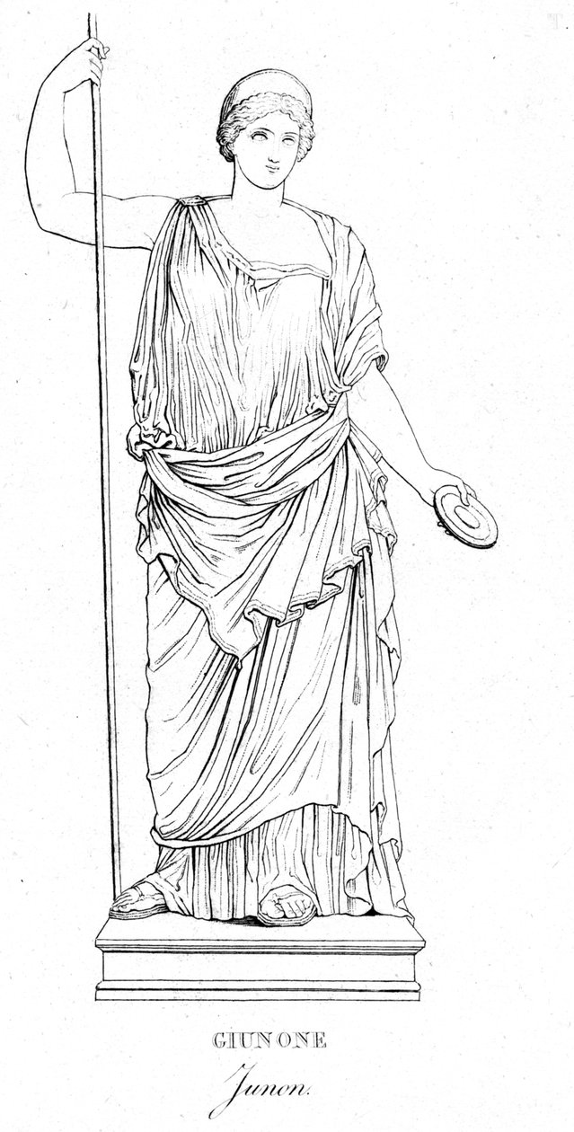Juno Junon, c1850 autorstwa Unbekannt