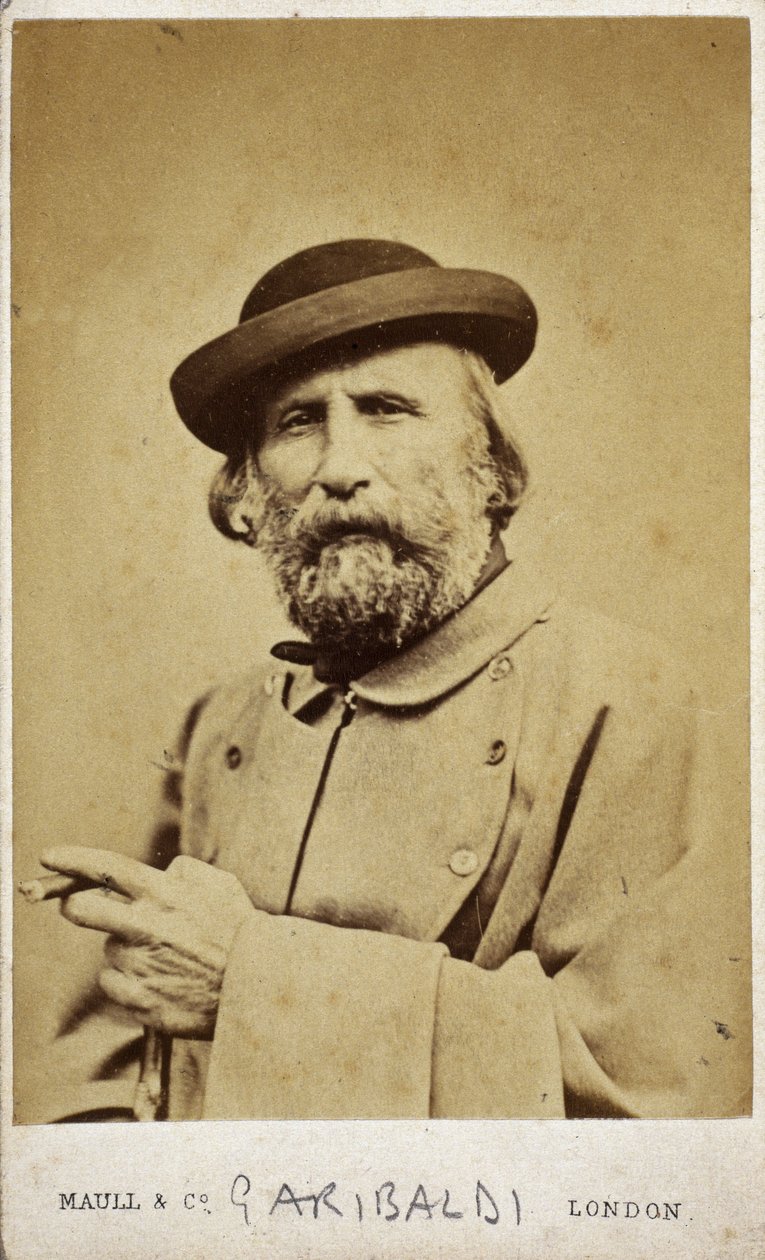 Giuseppe Garibaldi, włoski rewolucjonista autorstwa Unbekannt