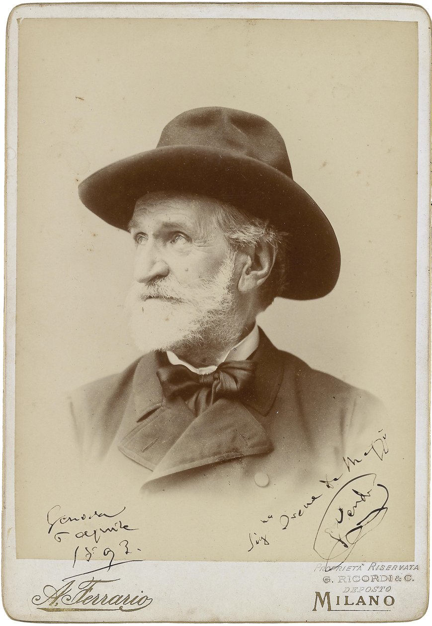 Giuseppe Verdi autorstwa Unbekannt