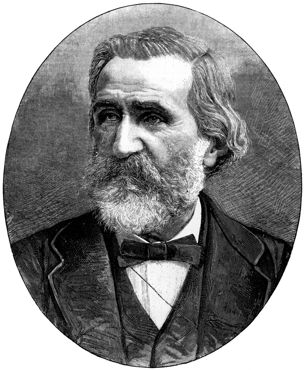 Giuseppe Verdi, włoski kompozytor operowy, 1887 autorstwa Unbekannt
