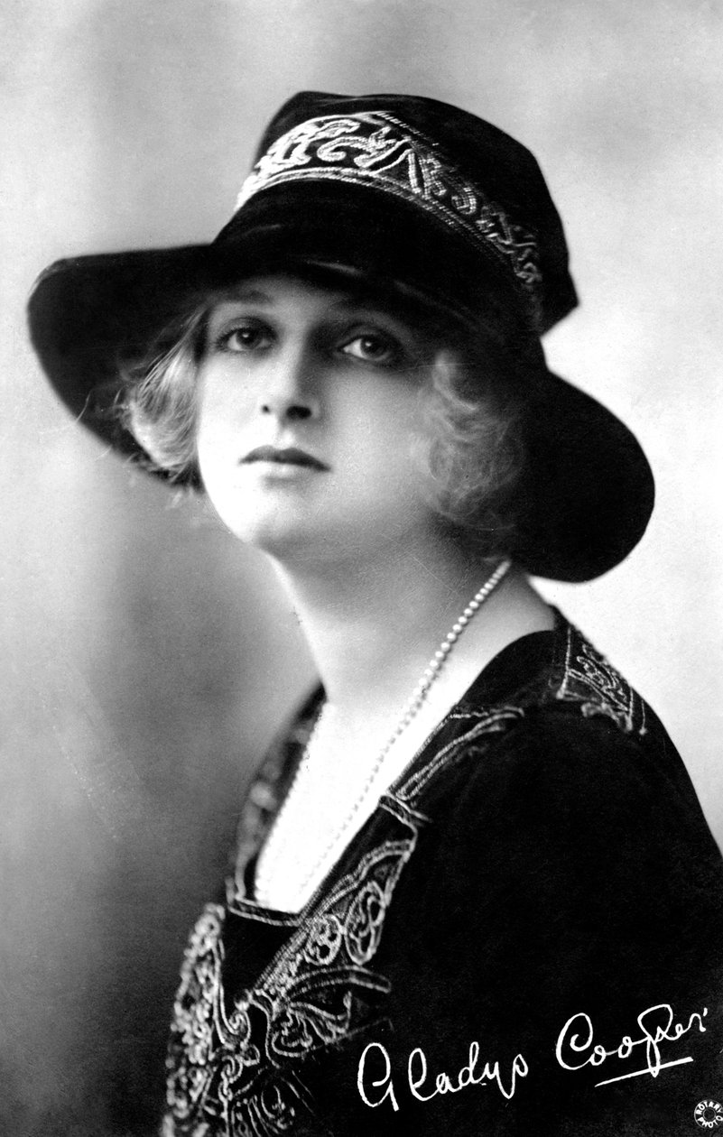 Gladys Cooper 1888-1971, angielska aktorka, lata 1900 autorstwa Unbekannt
