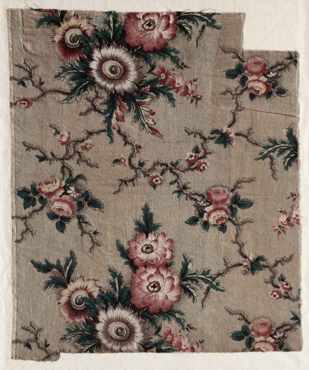 Glazurowany fragment perkalu, ok. 1930 r. 1840. autorstwa Unbekannt