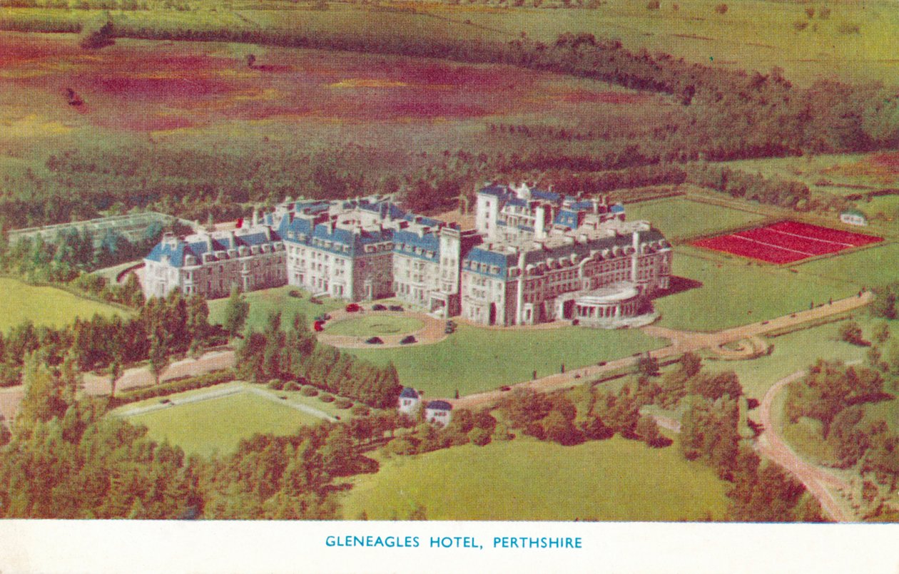 Hotel Gleneagles, Perthshire, ok. 1930 autorstwa Unbekannt
