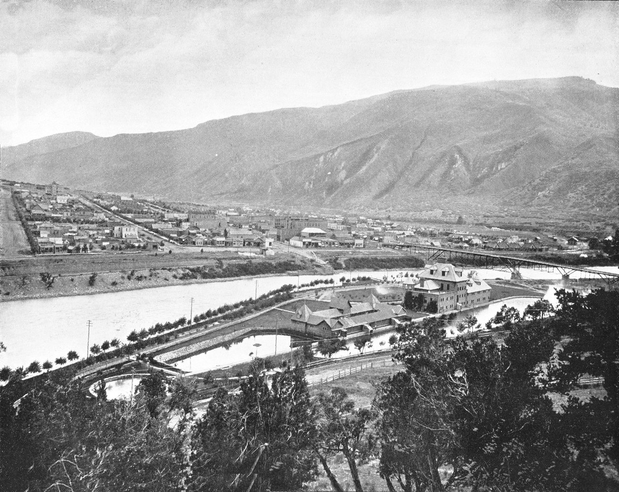Glenwood Springs and Bath-House, Kolorado, USA, ok. 1900. autorstwa Unbekannt