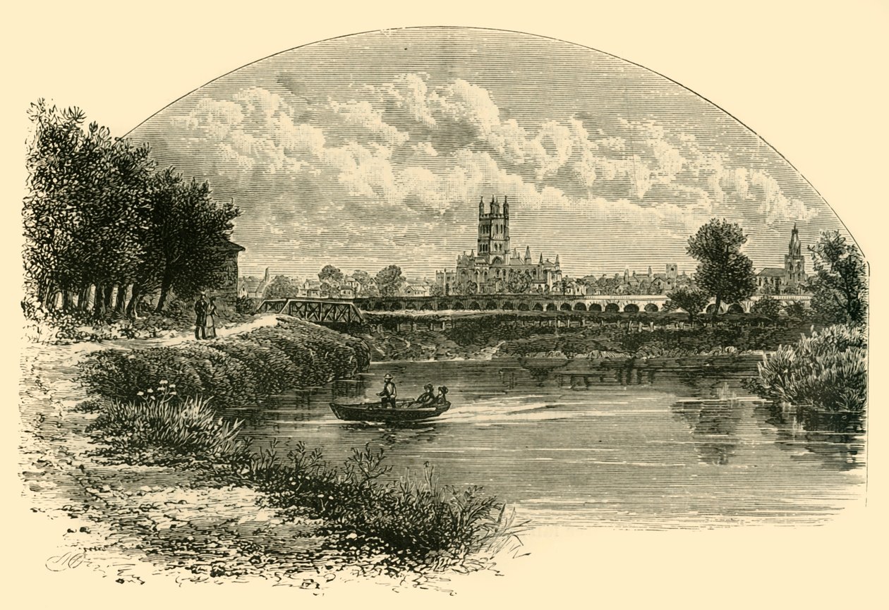 Gloucester, z północnego zachodu, 1898. autorstwa Unbekannt