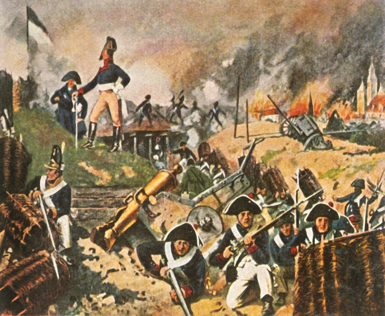 Gneisenau i Nettelbeck na wałach Kolberga, 1807, 1936. autorstwa Unbekannt