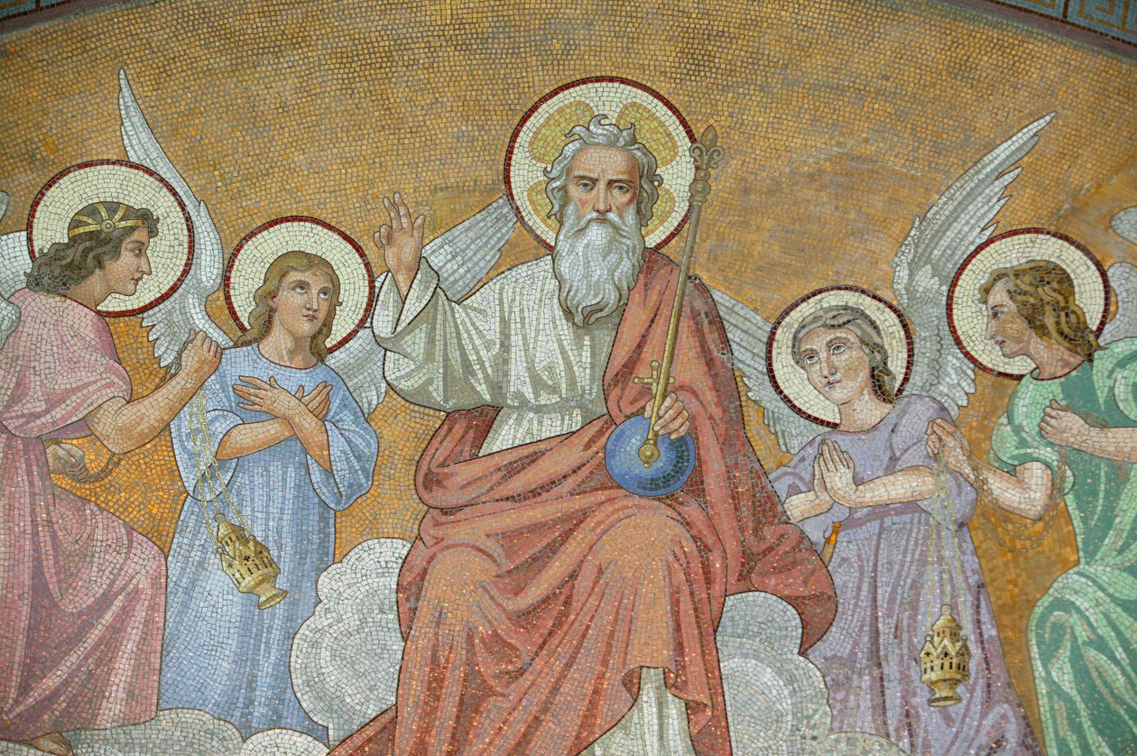 GodBasilica Matki Bożej Różańcowej, Lourdes, Francja autorstwa Unbekannt